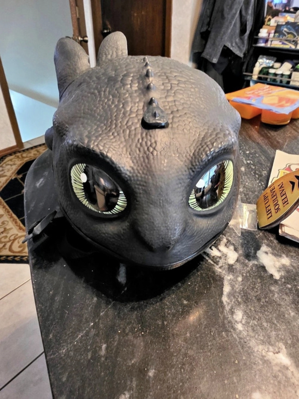 Black Halloween Costume Mask NWT